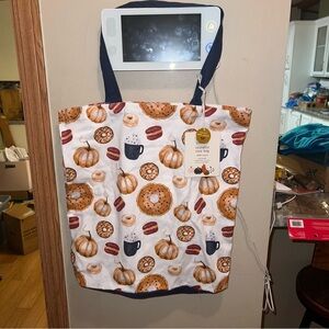 Golden Harvest Reusable Tote Bag New NWT 100% Cotton Lightweight